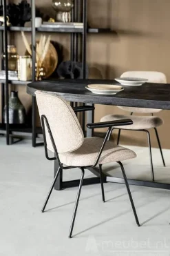 A-Meubel Armstoel Lynn - Beige Fletcher - 95572