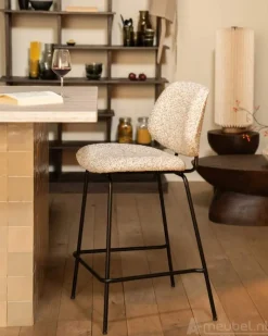 A-Meubel Barstoel Jon - Beige Maywood - 95993