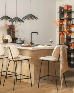 A-Meubel Barstoel Jon - Beige Maywood - 95993