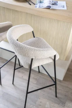 A-Meubel Barstoel Luka - Beige Copenhagen - 95787
