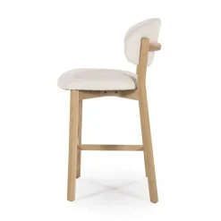 A-Meubel Barstoel Mikky Naturel - Beige Moon - 96256