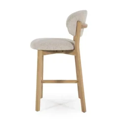 A-Meubel Barstoel Mikky Naturel - Taupe Moon - 96257