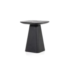 A-Meubel Bijzettafel Aron Vierkant - Zwart - 95764