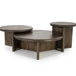 A-Meubel Bijzettafel Leoti Klein - Bruin - 240108