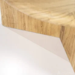 A-Meubel Bijzettafel Leoti Medium - Naturel - 240109