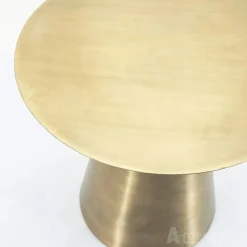 A-Meubel Bijzettafel Mastic 50cm - Goud - 210083