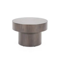 A-Meubel Bijzettafels Bobbie - 45cm - Zwart/Bruin - 95976