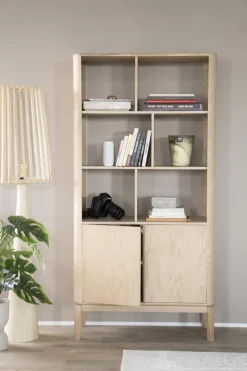 A-Meubel Boekenkast Harvey - Naturel - 96132