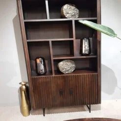 A-Meubel Boekenkast Remi - Bruin - 95732