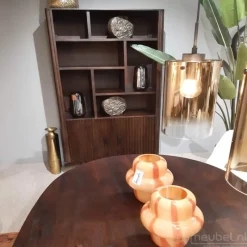 A-Meubel Boekenkast Remi - Bruin - 95732