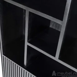 A-Meubel Boekenkast Remi - Zwart- 95733