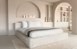 A-Meubel Designbed Adore Pearl Beige