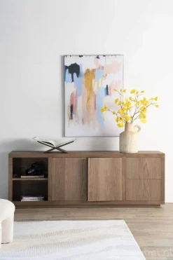 A-Meubel Dressoir Helsinki - 200cm - Lightbruin - 96271
