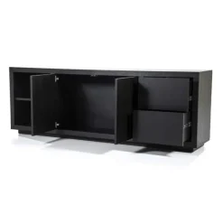A-Meubel Dressoir Helsinki - 200cm - Zwart - 95722