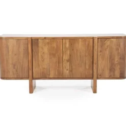 A-Meubel Dressoir Julian 4-deurs - Bruin - 95909