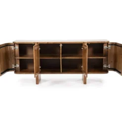 A-Meubel Dressoir Julian 4-deurs - Bruin - 95909