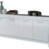 A-Meubel Dressoir Marknesse 4 Deurs Wit