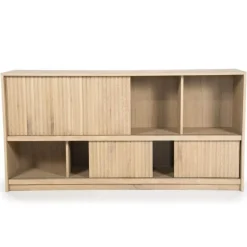 A-Meubel Dressoir Milo - 180cm - Naturel - 96208