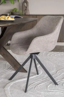 A-Meubel Eetkamerstoel Mamé - Bruin Houston - 95838