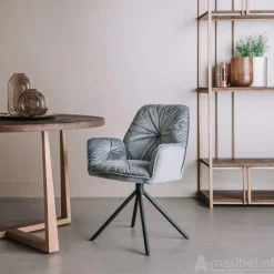A-Meubel Eetkamerstoel Palma met Armleuning