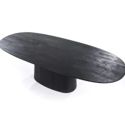 A-Meubel Eettafel Aron ovaal 250x110 - Zwart- 95671