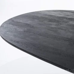 A-Meubel Eettafel Aron ovaal 250x110 - Zwart- 95671