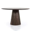 A-Meubel Eettafel Aron Rond - 130cm - Bruin - 95656