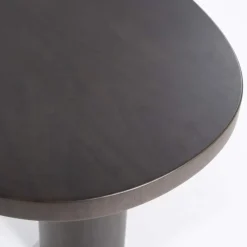 A-Meubel Eettafel Bobbie - 215cm - Zwart/Bruin - 96249