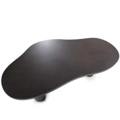 A-Meubel Eettafel Bobbie - 215cm - Zwart/Bruin - 96249