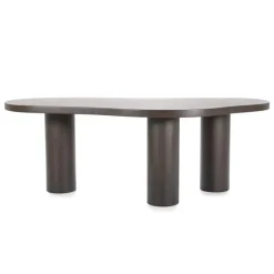 A-Meubel Eettafel Bobbie - 215cm - Zwart/Bruin - 96249