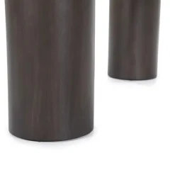 A-Meubel Eettafel Bobbie - 215cm - Zwart/Bruin - 96249