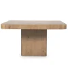A-Meubel Eettafel Harmonie - 140cm - Bruin - 96251