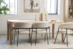 A-Meubel Eettafel Harvey - 200cm - Naturel - 96129