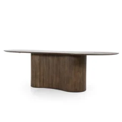 A-Meubel Eettafel Jordy - 250cm - Bruin - 96154