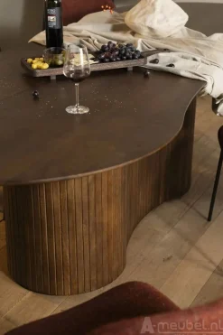 A-Meubel Eettafel Jordy - 200cm - Bruin - 96153