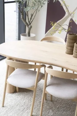 A-Meubel Eettafel Josh - 250cm - Naturel - 96202