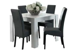 A-Meubel Eettafel Marknesse Vierkant 100x100cm Wit