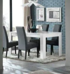 A-Meubel Eettafel Marknesse Wit