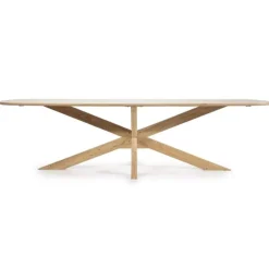 A-Meubel Eettafel Nikki - 280cm - Naturel - 96141