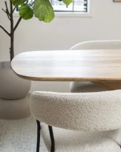 A-Meubel Eettafel Nikki - 280cm - Naturel - 96141