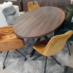 A-Meubel Eettafel Ovaal Vaiana 220cm Uitschuifbaar