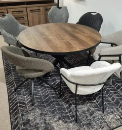 A-Meubel Eettafel Rond Uitschuifbaar Isla 140cm