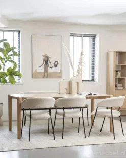 A-Meubel Eettafel Selbu - 160x90cm - 96181