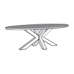 A-Meubel Eettafel TOV-MM Lageland