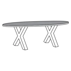 A-Meubel Eettafel TOV-X Tegelen