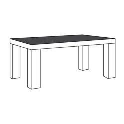 A-Meubel Eettafel-L Udenhout