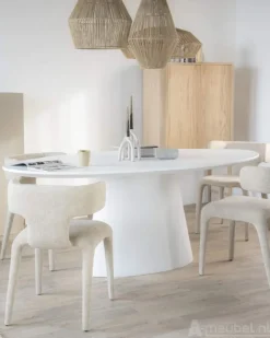 A-Meubel Eettafels Elin - 200cm - Wit - 95983