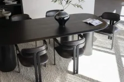 A-Meubel Eettafels Walter - 300cm - Zwart - 95981