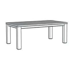 A-Meubel Eettafel-T Pieterburen