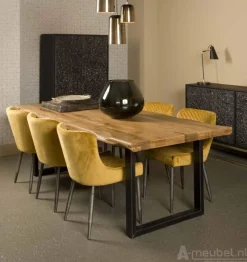 A-Meubel Eettafel-U Nicosia Mango